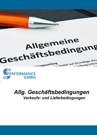 Aqu encontrar nuestros trminos y condiciones generales de S-Performance GmbH para productos SACHS Performance.