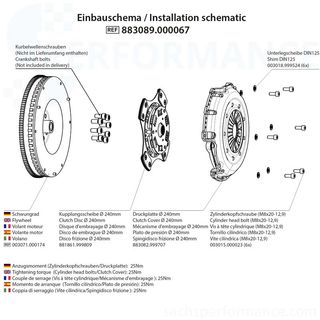 Modulo SACHS Performance Competicin con volante de inercia