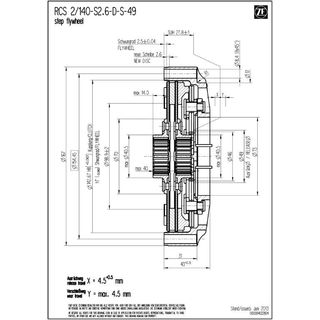 Mecanisme dembrayage (Botier) SACHS RCS 140 ML