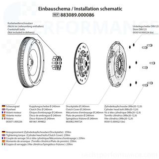 Conjunto de converso Performance: embraiagens com Volante de inrcia