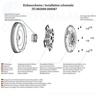 Modulo SACHS Performance Competicin con volante de inercia