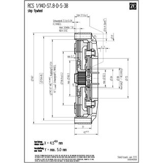 Mecnismo Embrague SACHS RCS 140 MH