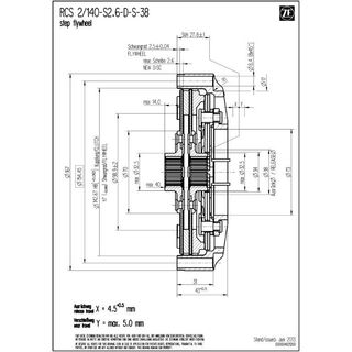 Mecanisme dembrayage (Botier) SACHS RCS 140 MH