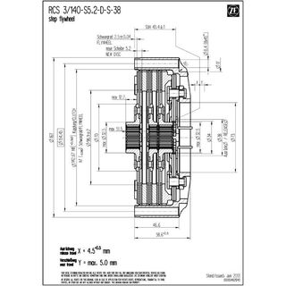 Clutch Housing SACHS RCS 140 XHH