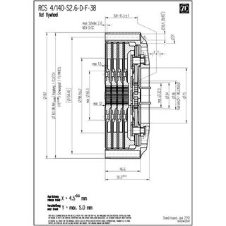 Mecanisme dembrayage (Botier) SACHS RCS 140 XHH