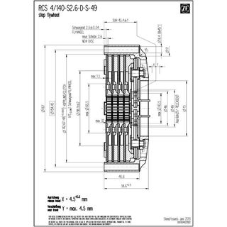 Mecanisme dembrayage (Botier) SACHS RCS 140 XHH