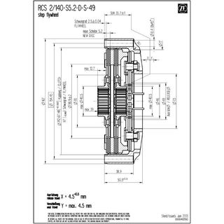 Obudowa sprzegla SACHS RCS 140