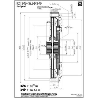 SACHS Mecanisme dembrayage (Botier) RCS 184 - 003072000130