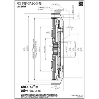 SACHS Mecanisme dembrayage (Botier) RCS 184 - 003072000130