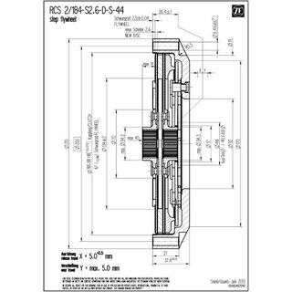 SACHS Mecanisme dembrayage (Botier) RCS 184 - 003072000139