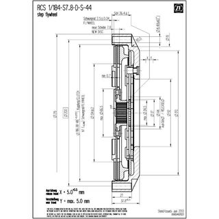 SACHS Mecanisme dembrayage (Botier) RCS 184 - 003072000139