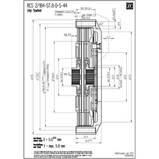 SACHS Mecanisme dembrayage (Botier) RCS 184 - 003072000140