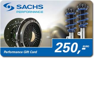 SACHS Prestatiegeschenkkaart 250 Euro